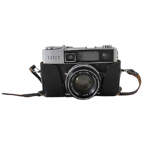 A camera. The roll is empty.